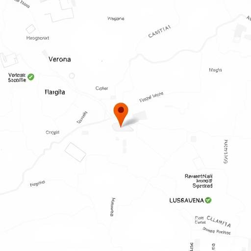 Indicatore della mappa che mostra la posizione di Crescita Aurea a Verona